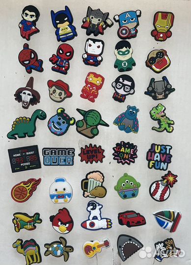 Jibbitz crocs джиббитсы супергерои