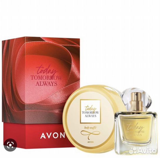 Духи женские avon набор с крем-суфле