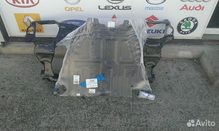 Защита картера двигателя Solaris II, Rio IV