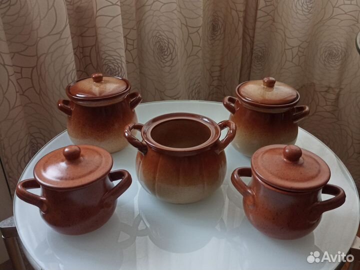 Редкие горшки из керамики