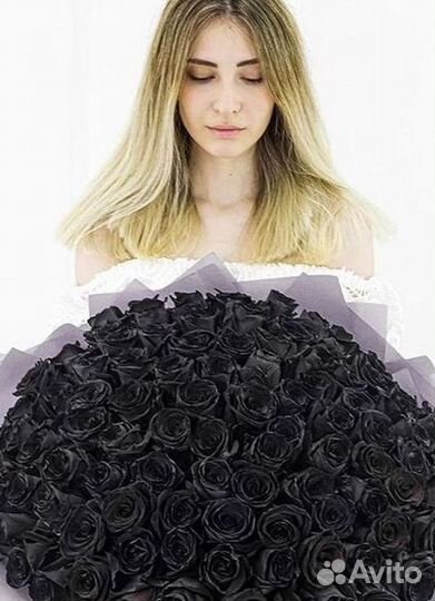 Чёрные розы Букеты доставка цветов