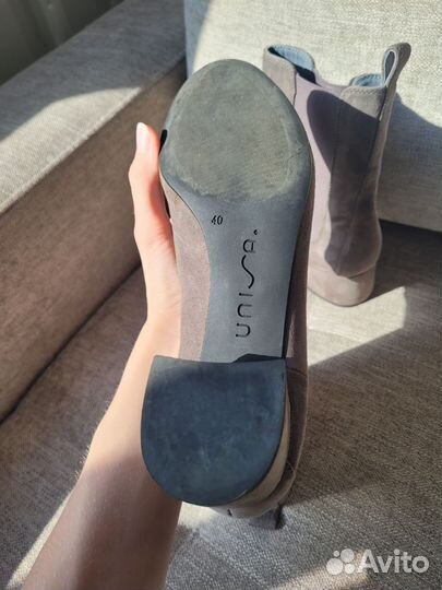 Полусапоги женские 40 нубук