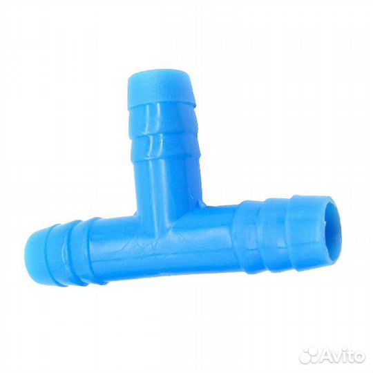 Тройник пластмассовый под трубку d8мм