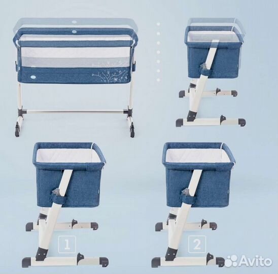 Приставная кроватка nuovita accanto