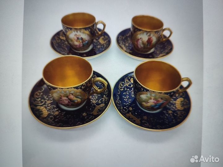 Антик сервиз Старая Вена фарфор 19 век