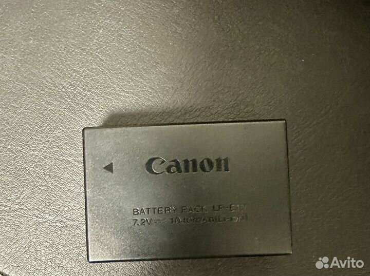 Аккумулятор canon lp e17 оригинал
