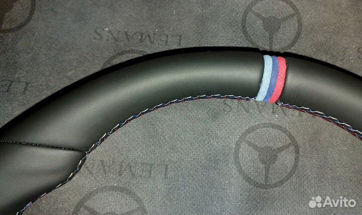 Руль бмв Е60 FT-tuning Триколор