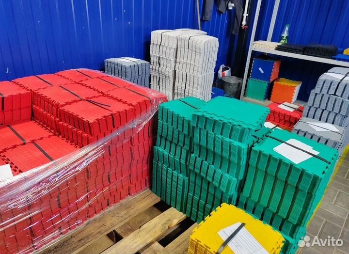Модульная пвх плитка для склада