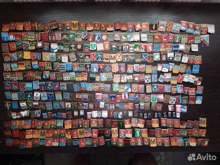 800 значков гербы городов СССР