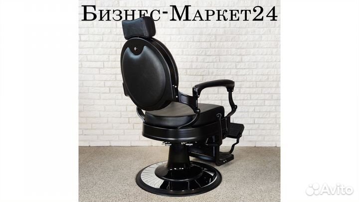 Барбер кресло Ti black 2