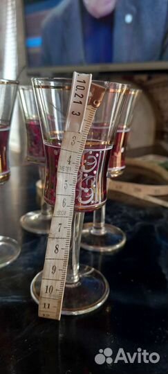 Вазы из цветного стекла СССР