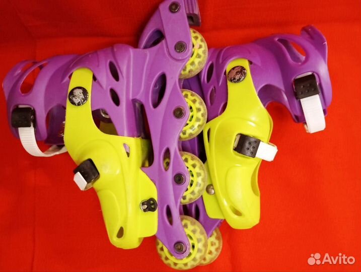 Роликовые коньки раздвижные б.у
