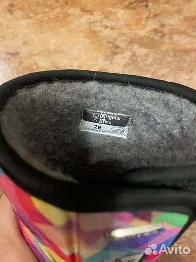 Зимняя обувь для девочки 28 29