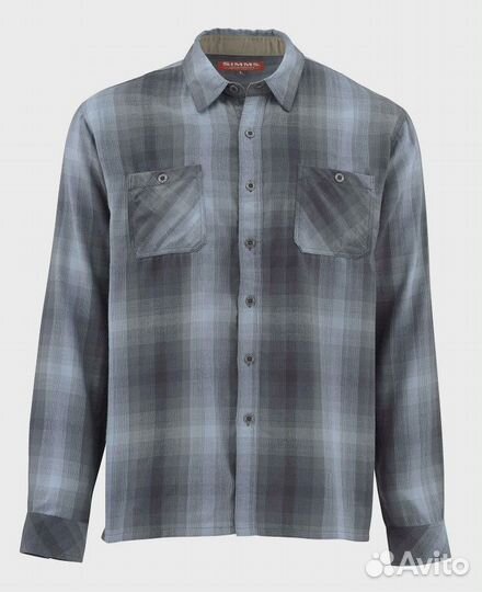 Simms Black's Ford LS flannel shirt S, XXL