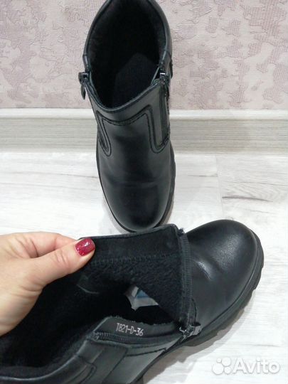 Ботинки зимние натуральная кожа