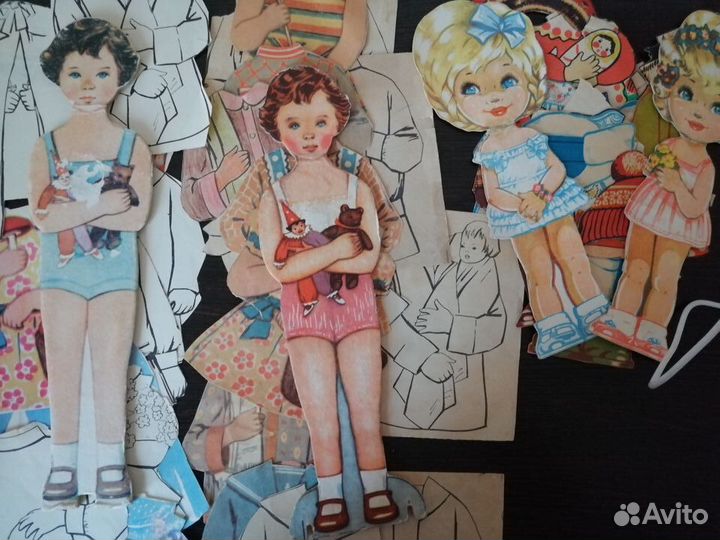 Бумажные куклы СССР (магнит)