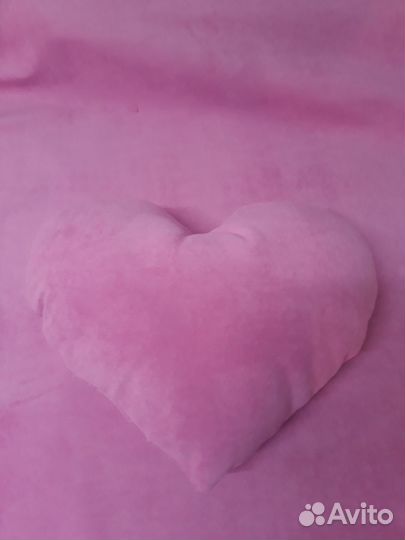 Подушка сердце (флок)