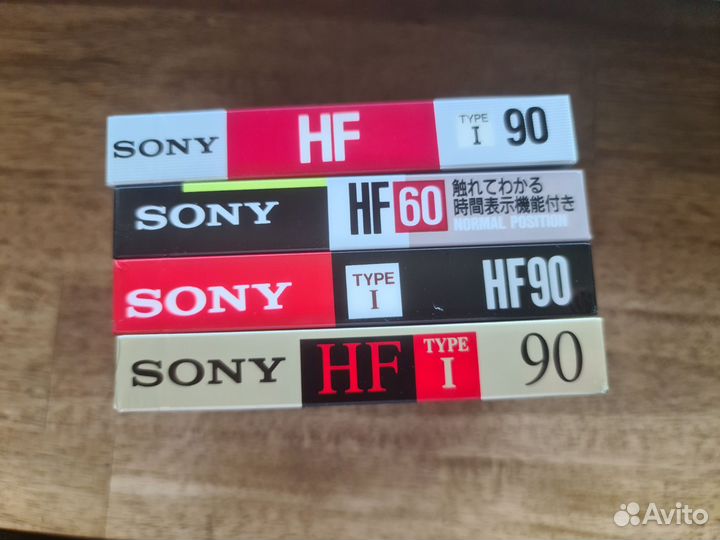 Аудиокассеты новые запечатанные sony HF