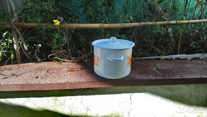 Кастрюля эмалированная 5 литров