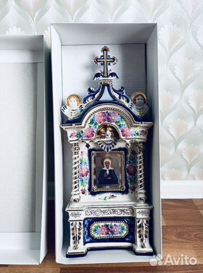 Киот гжель Матрона (новый)