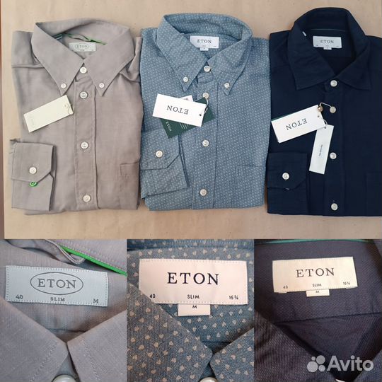 Рубашка Eton,ворот 40,новые