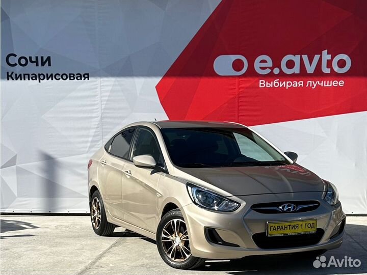 Hyundai Solaris 1.4 МТ, 2012, 86 000 км