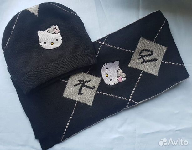 Шапка шарф Hello Kitty оригинал