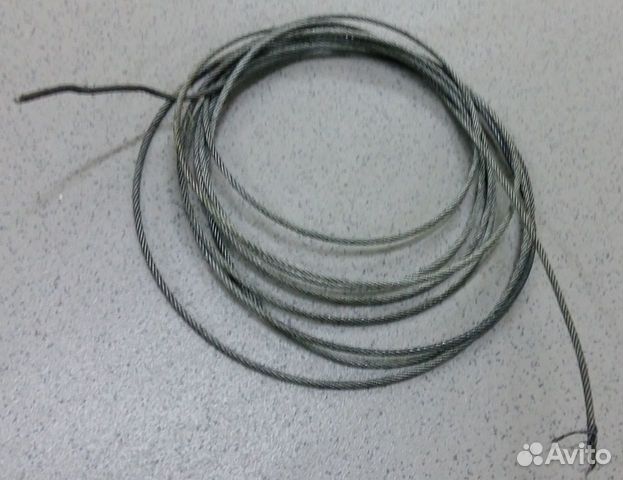 Трос ручного тормоза 3 мм стальной