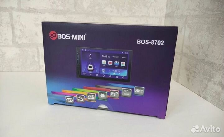 Магнитолы Android Bos-mini 8702 2/32 gb