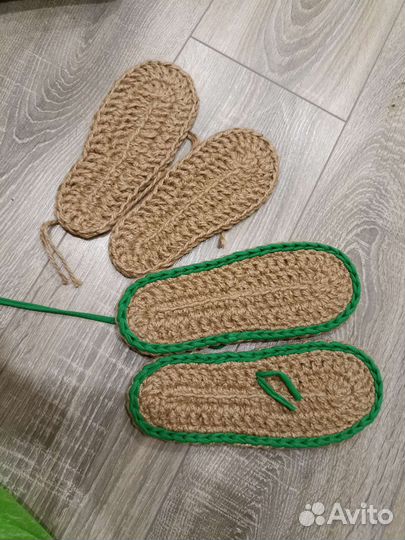 Стельки из микропористой резины для тапочек