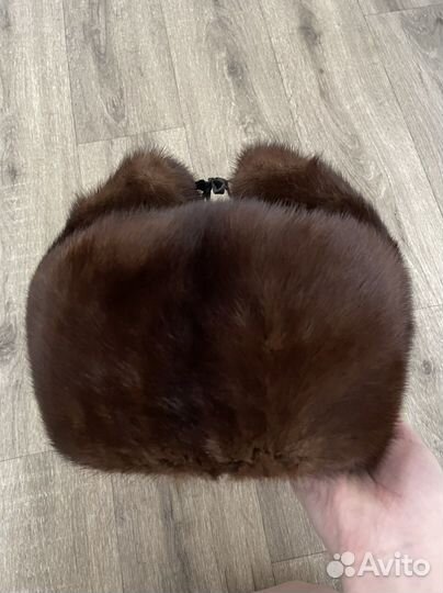 Норковая шапка мужская