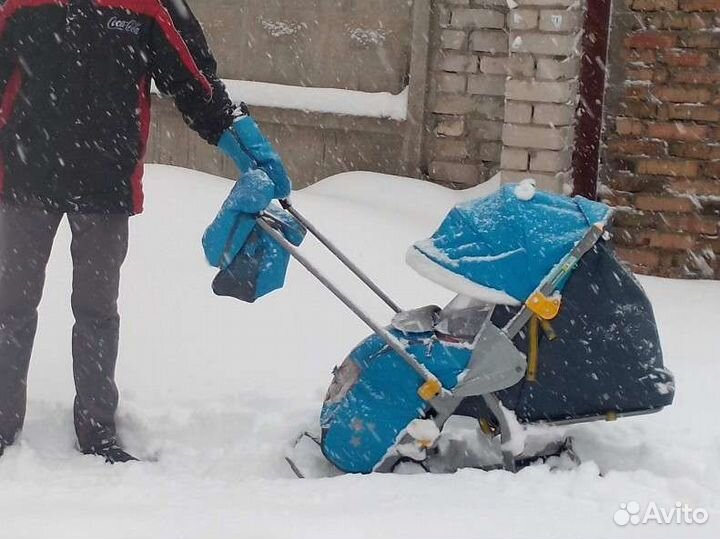 Детские санки с колесами бу