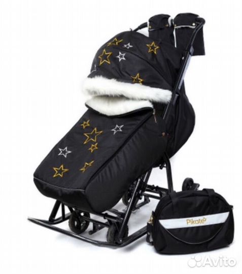Коляска санки pikate limited edition