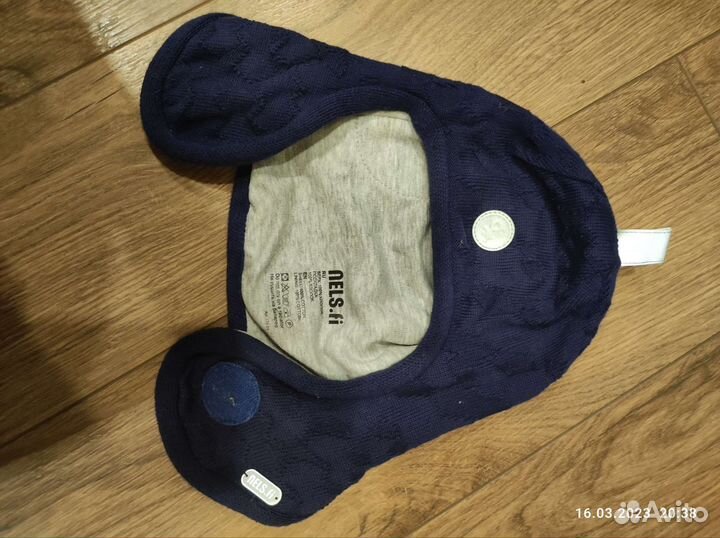 Шапка шлем для мальчика nels 42-44