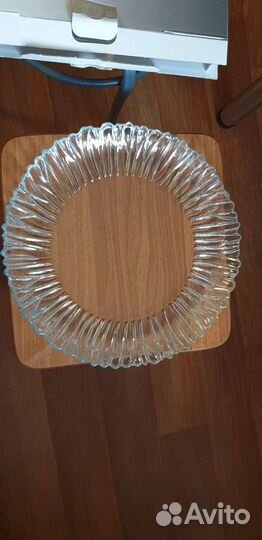 Блюдо aurora Pasabahce стекло Новое