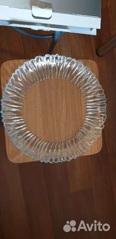 Блюдо aurora Pasabahce стекло Новое