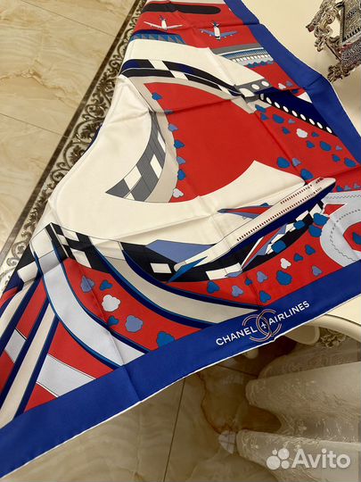 Шелковый платок chanel оригинал