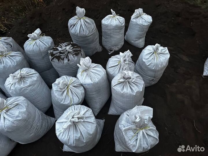 Земля плодородная в мешках