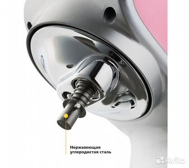 Миксер планетарный Kitfort KT-1336-2 1000Вт розовы