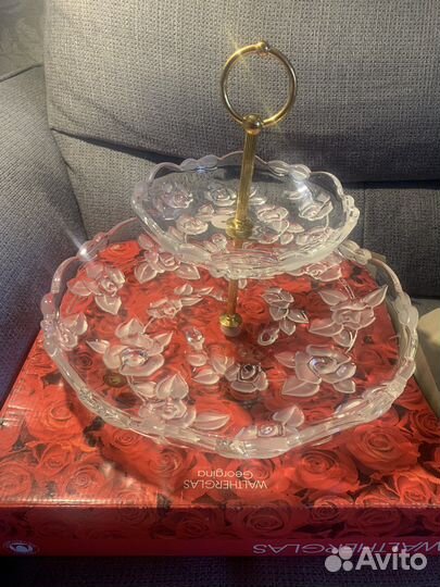 Ваза для фруктов хрустальная Waltherglas