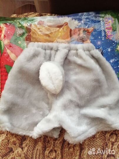 Новогодний костюм зайчика на от 3х до 5 лет