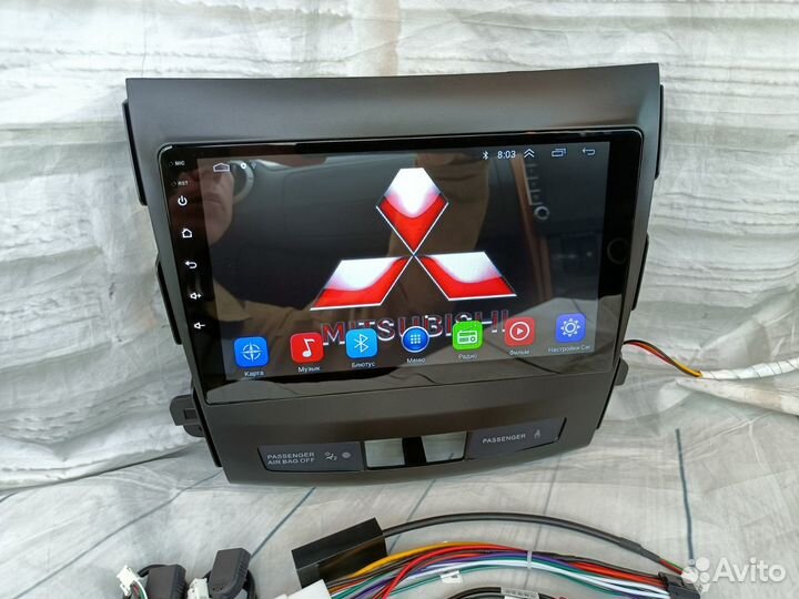 Магнитола Mitsubishi Outlander 2 андроид новая