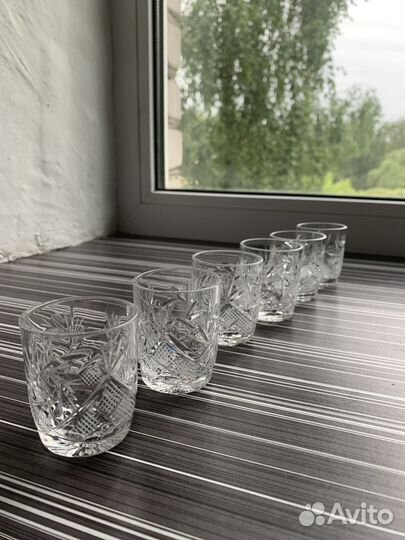 Хрусталь стопки салатник