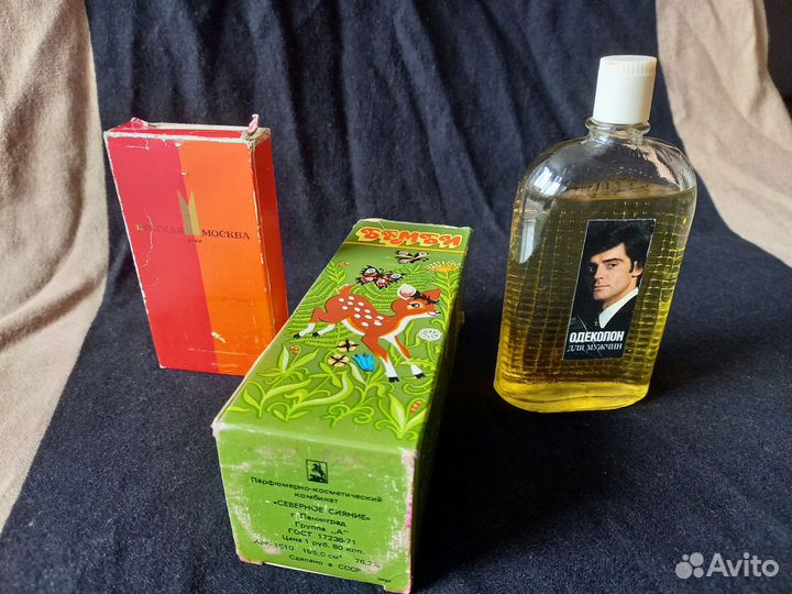 Парфюмы винтажные: Бемби, Красная Москва