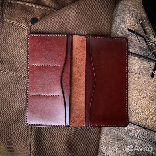 Портмоне натуральная кожа ручной работы