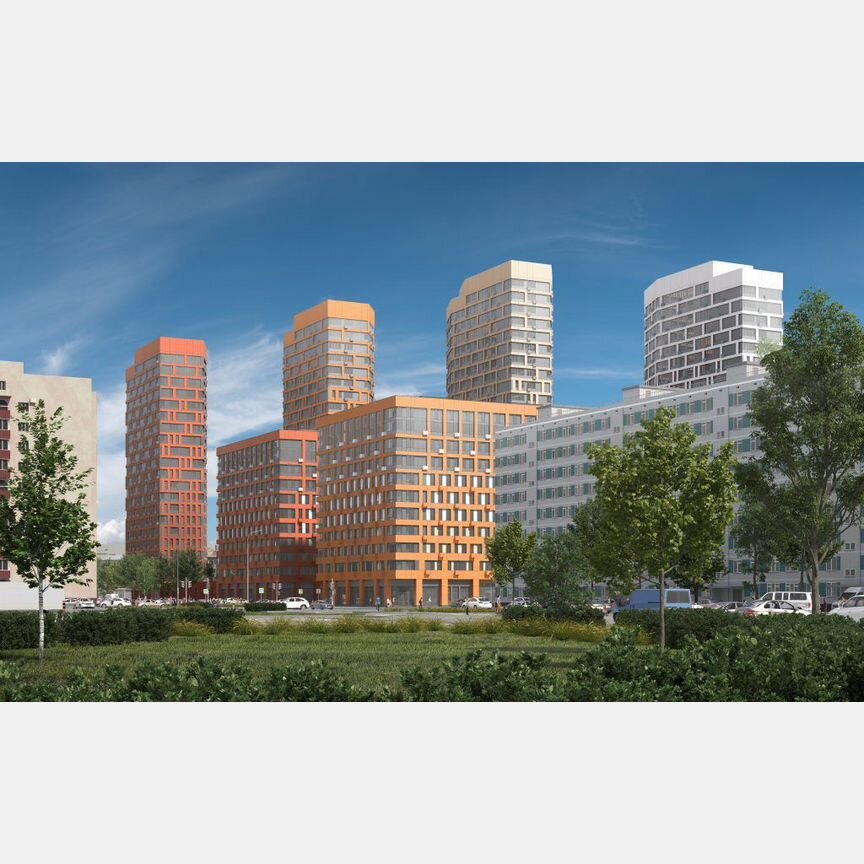 2-к. квартира, 51,1 м², 20/25 эт.