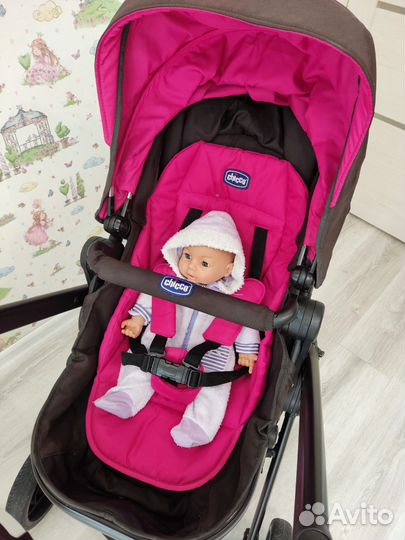 Коляска chicco urban plus crossover 2 в 1