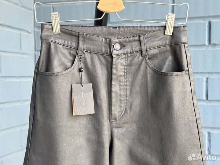 Новые брюки Massimo Dutti 34 карго черные джинсы