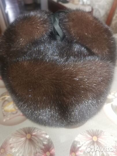 Норковая шапка мужская
