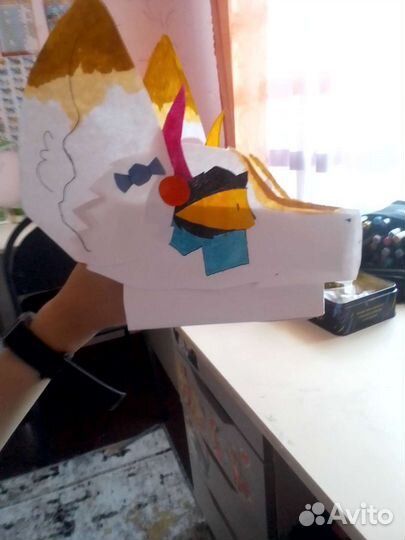 Бумажный дракон на руку